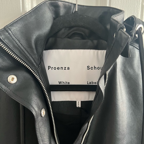 Proenza Schouler White Label Fwix Leather Parka NEW with tags - Picture 3 of 5